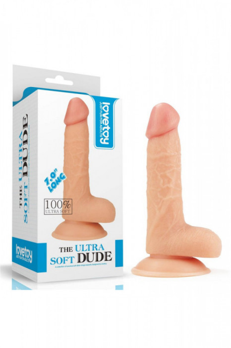 Dildo Realistic The Ultra Soft Dude 18 cm