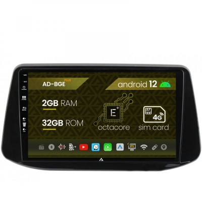 Navigatie Hyundai I30 (2017-Prezent), Android 12, E-Octacore 2GB RAM + 32GB ROM, 9 Inch - AD-BGE9002+AD-BGRKIT202 foto