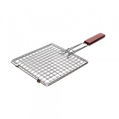 Gratar Patrat pentru Friptura 22x22cm Maner Lemn 5012160 CNN6653 foto