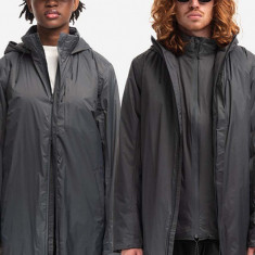 Rains geacă Padded Nylon Coat culoarea gri, de tranziție 15480.SLATE-SLATE