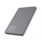 Baterie Externa Wireless X-One Razor Magcharge Ultraslim, 5000mAh, 15W, FQI, 1 x QI, Gri