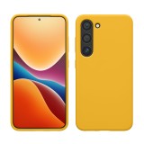 Husa kwmobile pentru Samsung Galaxy S23, Silicon, Portocaliu, 60273.143, Carcasa