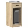 VidaXL Suport turn pentru computer cu sertar Stejar Sonoma 35x45x77 cm 858742