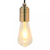 vidaXL Suporturi de lampă 2 buc Bronz E27