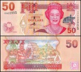 !!! RARR : FIJI - 50 DOLARI (2007). - P 113 - UNC / SERIA CA051803