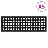 vidaXL Trepte de scară, 5 buc., 25x75 cm, cauciuc