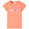 Tricou de copii m&acirc;neci tip șapcă portocaliu neon 116