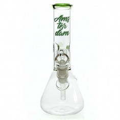 Bong din sticla, mode l Amsterda, inaltime 24 cm, diametru 40 mm S 18,8