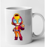 Cana alba personalizata Brawl Star - Max, INOVATIX&reg;. 330 ml, Oem