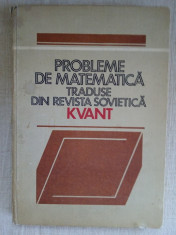 PROBLEME DE MATEMATICA KVANT foto