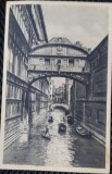 Carte postala, Venezia, Ponte del Sospiri, perioada interbelica