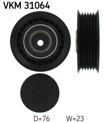 SKF VKM 31064 rola intinzator,curea transmisie foto