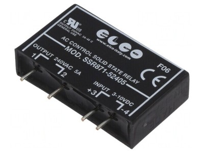 Releu Semiconductor SPST-NO 3-10VDC 5A 12-275VAC foto
