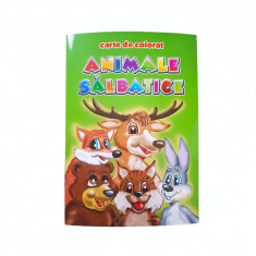 Carte de colorat : animale salbatice , B5 16 pagini Eurobook foto