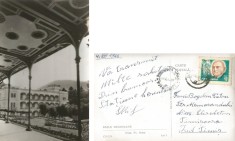 *Romania, Baile Herculane, carte postala ilustrata, circulata intern, 1968