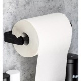 Suport Prosoape Bucatarie/Servetele Klausberg KB-7585, Otel Inox, 33cm, Negru - Montare Facila