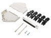 Conector Amphenol D-Sub 37 Pini Mamă Pe Cablu, Ecranat, Aliat Zinc, UNC 4-40, Gold Flash
