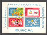 Romania.1975 Conferinta ptr. securitate si cooperare-Bl. ZR.546, Nestampilat