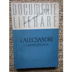 CORESPONDENTA - V. ALECSANDRI
