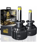 Set 2 leduri H1 M9 4300K, Canbus 360 grade, 80W/set, 8000 Lm/set, 12V