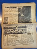 ziarul sportul popular 10 iunie 1966 - articol echipa de fotbal rapid bucuresti , gimnastica