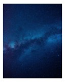 Tablou Canvas, "Universul &icirc;nvăluit &icirc;n lumina stelelor", Stele, Univers, Calea Lactee, Albastru, Cosmos, Mister, Infinit, Lumină, Galaxie, Neant, 26 x
