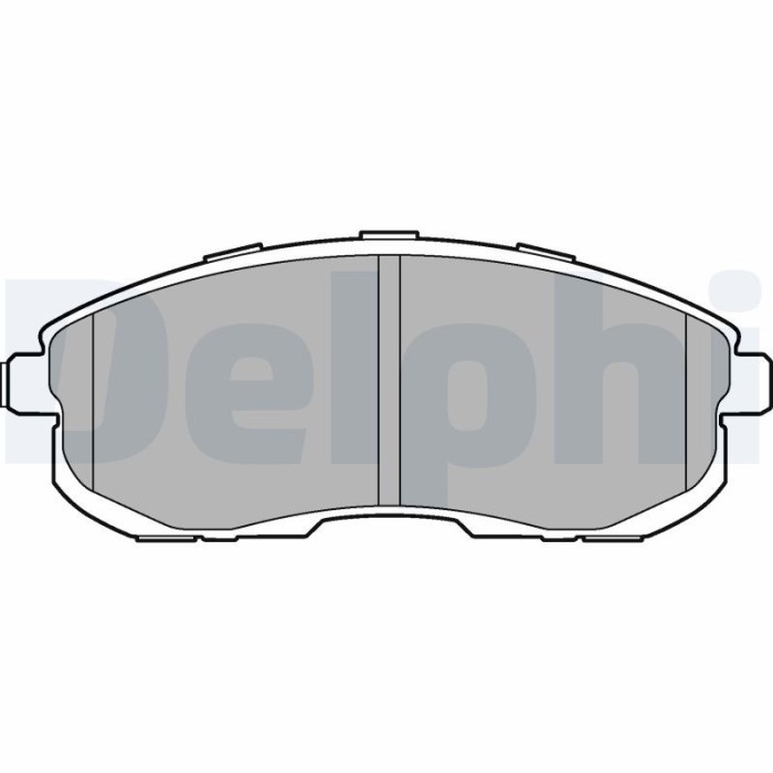 DELPHI LP3245 set placute frana,frana disc