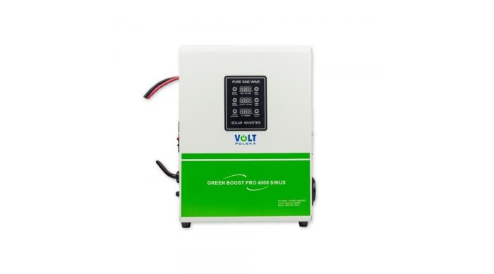 Volt Polska GREEN BOOST PRO 4000 Panou solar cu undă sinusoidală pură Convertor colector solar Convertor solar 4000W (160-500VDC) pentru &icirc;ncălzirea ap