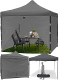 Cort de gradina pavilion3 x 3 x 3.1 m, gri, MalTec 112815