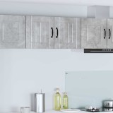 vidaXL Dulap de bucătărie Lucca 2 pcs Gri din beton 40 x 31 x 40 cm 884881