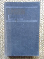 A P Cehov Schite si Povestiri Opere volum 1 editia 1986