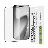 Folie de protectie Ecran Techsuit pentru Apple iPhone 17 Pro, Sticla Securizata, Full Glue, 111D, Neagra