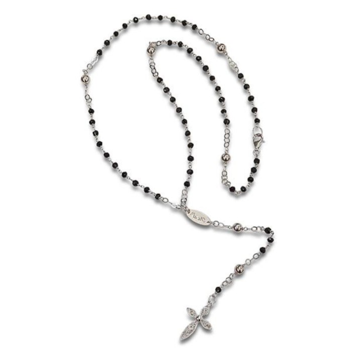 Colier Paradiso, rozariu cu spinel negru