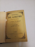 Memoires de Goethe