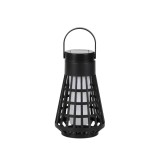 Lampa Solara pentru Gradina, Flippy, Reincarcabila de la Soare, Model Felinar, Portabila cu Picior, Lumina Calda, 12 cm, Negru
