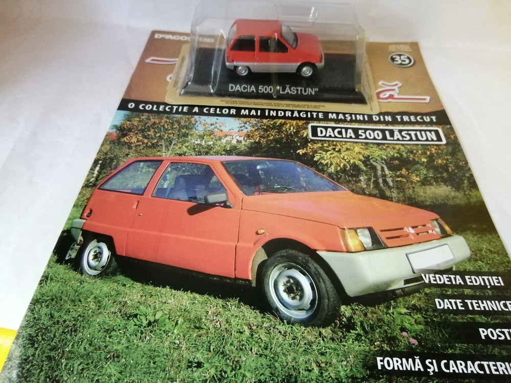 bnk jc Dacia 500 Lastun - DeAgostini Masini de legenda 35 - 1/43 ...