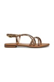 Geox sandale de piele D SOZY S femei, culoarea maro, D55LXD 000KY C6008