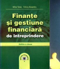 Finante si gestiune financiara de intreprindere Mihai Toma Felicia Alexandru foto