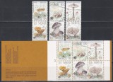 Suedia 1978 - Ciuperci, Serie + Carnet, MNH, Nestampilat