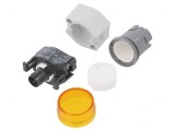 Lumină de control galbenă 22mm IP65 OptoHiT