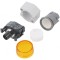 Lumină de control galbenă 22mm IP65 OptoHiT