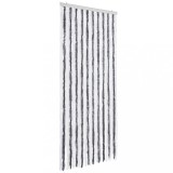 Cumpara ieftin Perdea pentru insecte, gri si alb, 90 x 200 cm, chenille