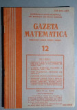 Gazeta matematica nr. 12 din 1985