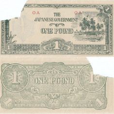 1943 , 1 pound ( P-R5a ) - Oceania