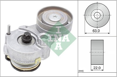 INA 534 0147 10 Intinzator curea, curea distributie foto