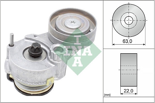INA 534 0147 10 Intinzator curea, curea distributie