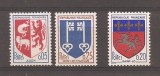 Franta 1966 - Steme urbane, 2 serii, MNH, Nestampilat