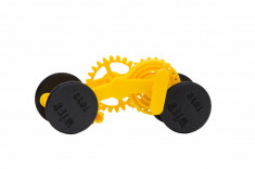 Wind-up Car kit, 16 pieces, Yellow foto