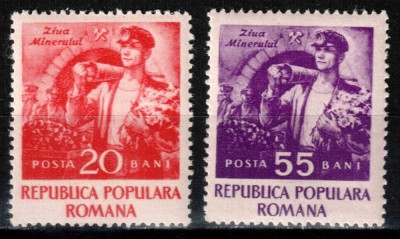 Romania 1952, LP 328, Ziua Minerului, MNH! foto