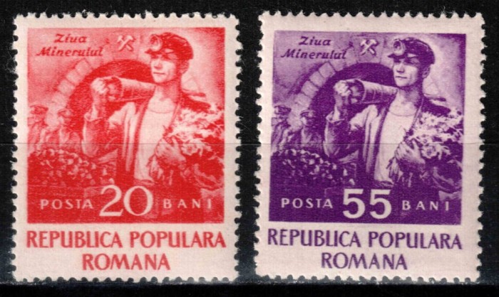 Romania 1952, LP 328, Ziua Minerului, MNH!